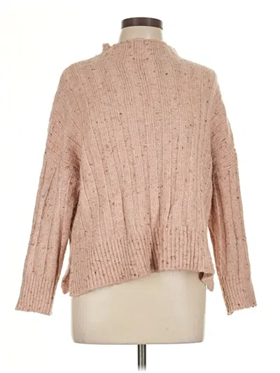 Pre-owned Mng Turtleneck Sweater In Tan