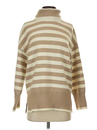 Pre-owned Mng Turtleneck Sweater In Tan