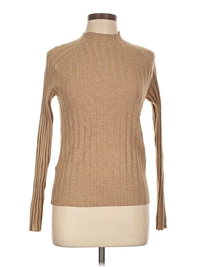 Pre-owned Mng Turtleneck Sweater In Tan