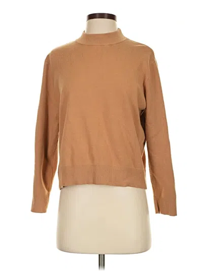 Pre-owned Mng Turtleneck Sweater In Tan