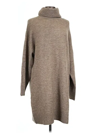 Mng Turtleneck Sweater In Tan