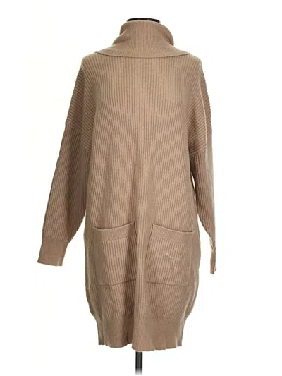 Pre-owned Mng Turtleneck Sweater In Tan