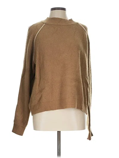 Pre-owned Mng Turtleneck Sweater In Tan
