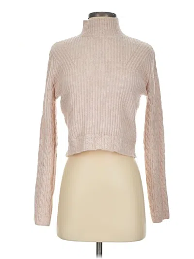 Pre-owned Mng Turtleneck Sweater In Tan