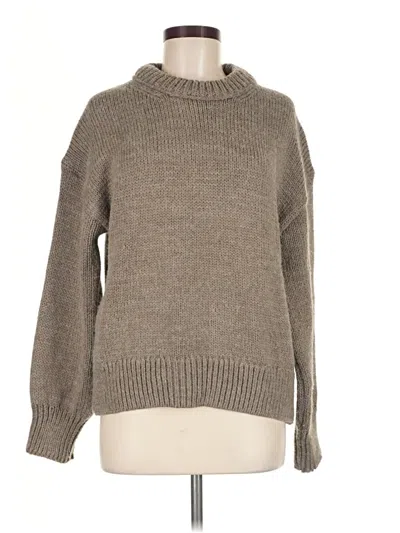 Pre-owned Mng Turtleneck Sweater In Tan