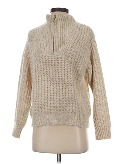 Pre-owned Mng Turtleneck Sweater In White