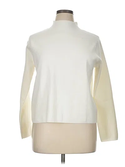 Pre-owned Mng Turtleneck Sweater In White