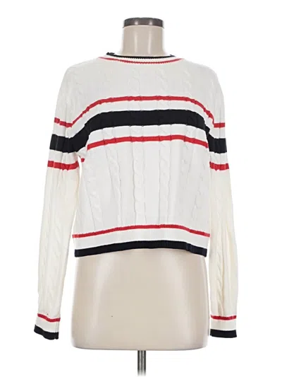 Pre-owned Mng Turtleneck Sweater In White