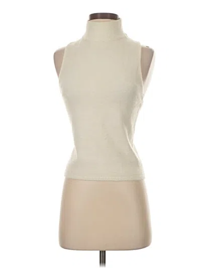 Pre-owned Mng Turtleneck Sweater In White