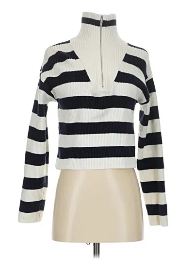 Pre-owned Mng Turtleneck Sweater In White