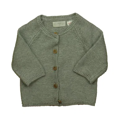 Pre-owned Mng Kids' Unisex Gray Cardigan In Grey