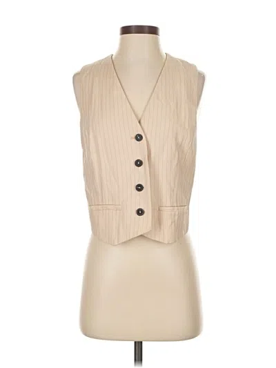 Pre-owned Mng Vest In Brown