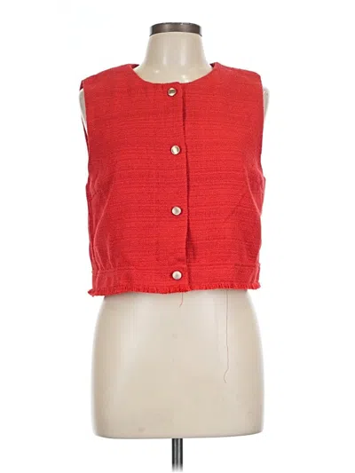 Pre-owned Mng Vest In Red