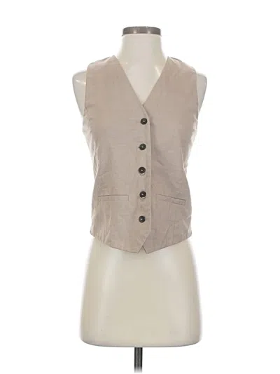 Pre-owned Mng Vest In Tan