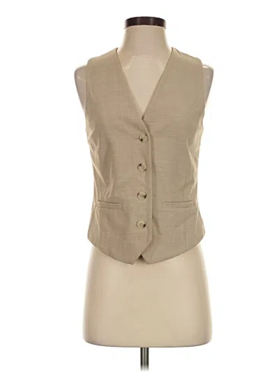 Pre-owned Mng Vest In Tan