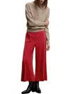 MNG WOMENS HIGH RISE STRETCH PALAZZO PANTS