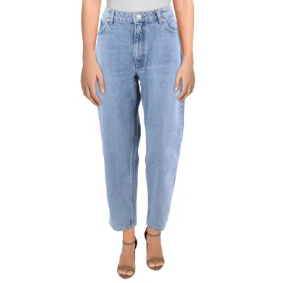 Mng Womens High-waist Cotton Mom Jeans