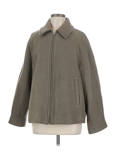 Pre-owned Mng Wool Coat In Gray