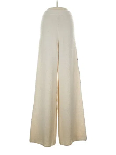 Pre-owned Mng Wool Pants In White