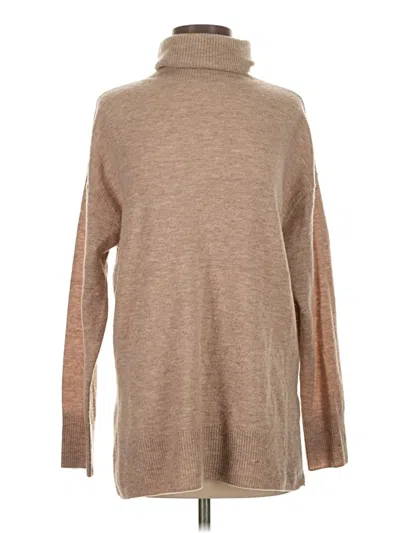 Pre-owned Mng Wool Pullover Sweater In Tan