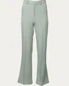 Mni Los Angeles Hailey Trouser In Sage In Multi