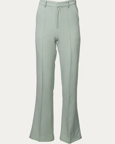 Mni Los Angeles Hailey Trouser In Sage In Green