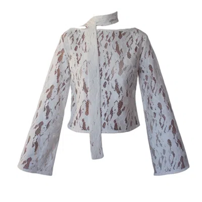 Mnk Atelier Lace Top In White