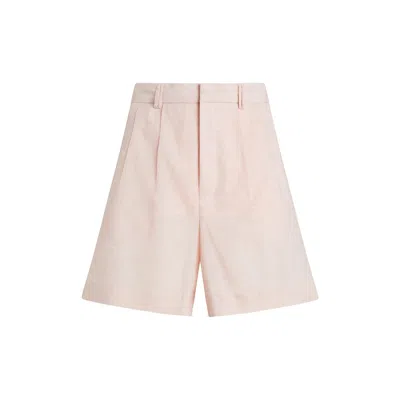 Mnk Atelier Women's Pink / Purple High Rise Lightweight Tailored Shorts - Light Pink In Pink/purple