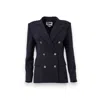 Mnk Atelier Doubled-breasted Blazer In Black