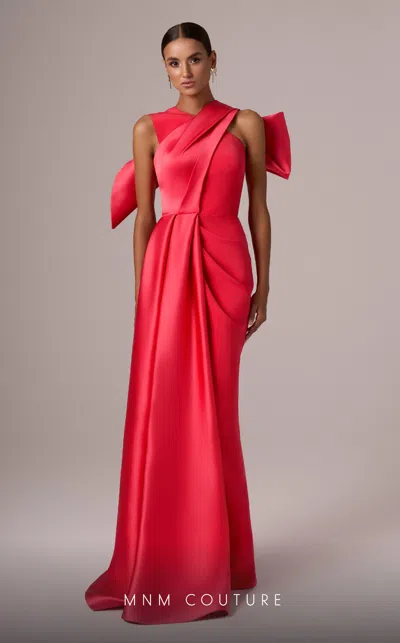 Mnm Couture E0081 Coral 6 Sale In Red