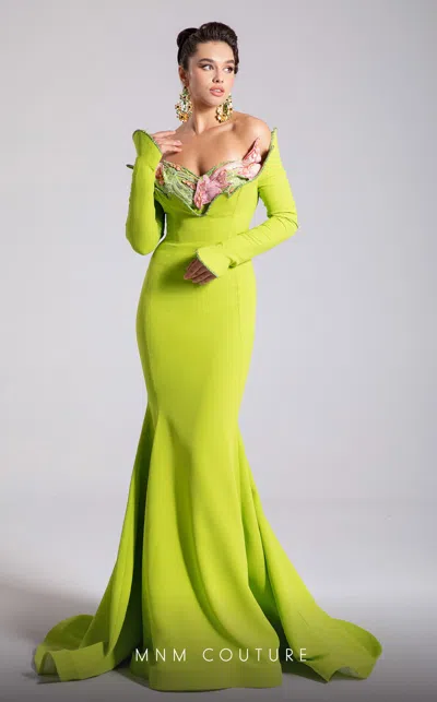 Mnm Couture F02908 In Green