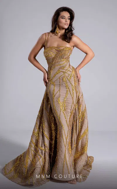 Mnm Couture F02914 In Gold