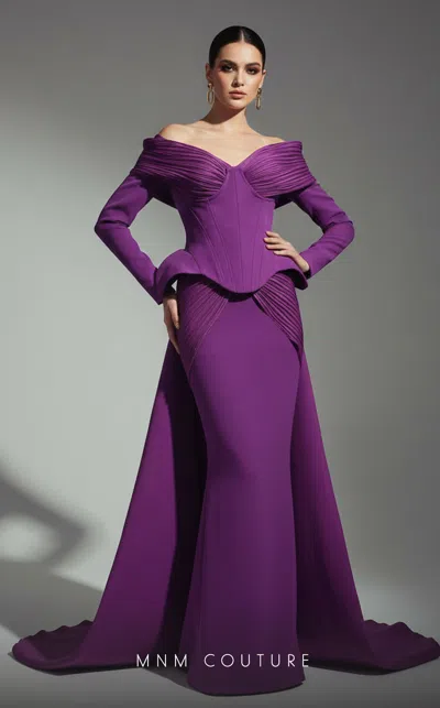 Mnm Couture F02972a In Purple