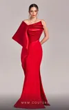 Mnm Couture G1803 Mermaid Fit Long Formal Evening Dress In Red