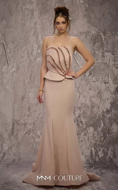 Mnm Couture J03571 In Nude