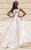 Mnm Couture N0290 Long Ball Gown Pleated Metallic Evening Prom Dress In Multi