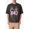 Mnml 747 Zombie Country Graphic T-shirt In Black