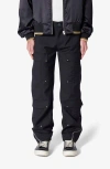 Mnml Angled Zip Cargo Pants In Black