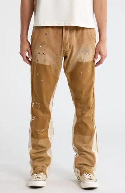 Mnml B243 Flare Jeans In Brown