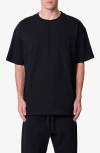 Mnml Basic Oversize Heavyweight Cotton T-shirt In Black