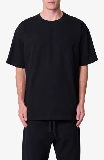 Mnml Basic Oversize Heavyweight Cotton T-shirt In Black