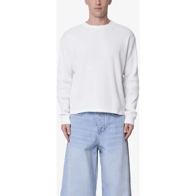 Mnml Basic Thermal Long Sleeve T-shirt In White