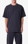Mnml Heavy Basic Boxy Cotton T-shirt In Blue