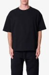 Mnml Basic Oversize Heavyweight Cotton T-shirt In Black