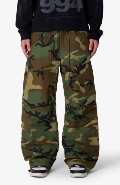 Mnml Camo Baggy Pants In Multi