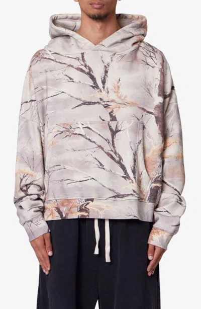 Mnml Camo Print Oversize Cotton Pullover Hoodie In Multi