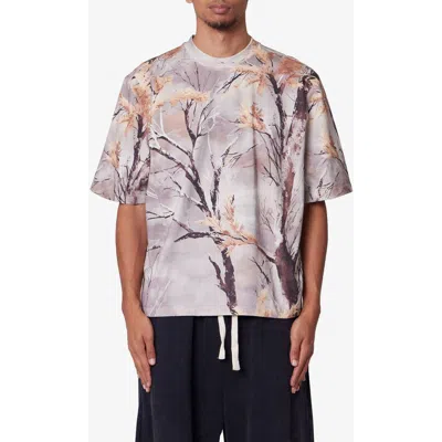 Mnml Camo Print Oversize Cotton T-shirt In Multi