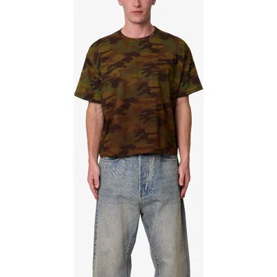 Mnml Camo Print Slub T-shirt In Multi