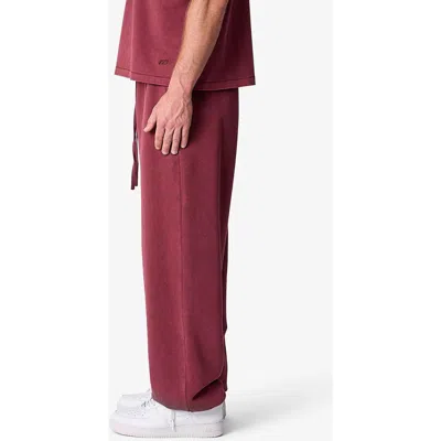 Mnml Cinch Sweatpants In Washed Maroon