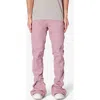Mnml D519 Zip Flare Leg Jeans In Pink